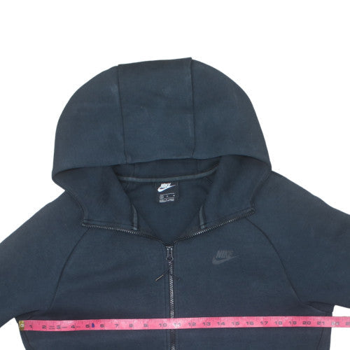 Nike Men's Blue Full Zip Fleece Hoodie Size M
