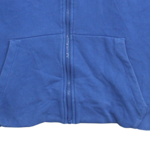 Lacoste Sport Men's Blue 2XL Full Zip Hoodie Lightweight Cotton Blend