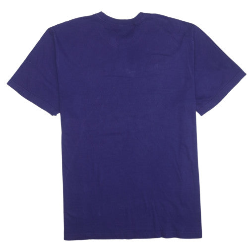 Nike Men's Purple Graphic T-Shirt XXL Regular Fit Cotton Crew Neck