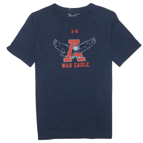 Under Armour Men's Navy War Eagle Graphic Loose Fit T-Shirt XL