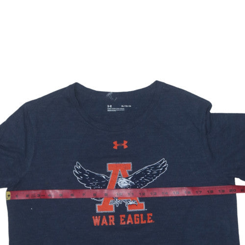 Under Armour Men's Navy War Eagle Graphic Loose Fit T-Shirt XL