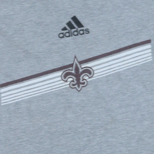 Adidas Men's Grey 2XL Amplifier Sports Graphic Crew Neck T-Shirt