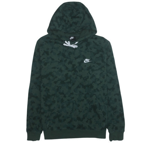Nike Men's Green Camouflage Pullover Hoodie Size L