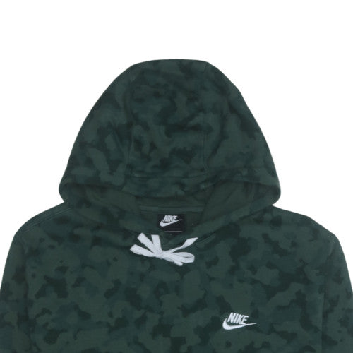 Nike Men's Green Camouflage Pullover Hoodie Size L
