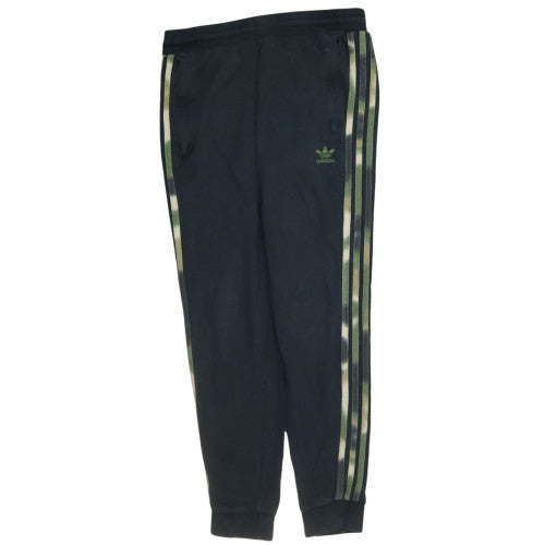 Adidas Men's Black Jogger Trousers M Camouflage Stripe