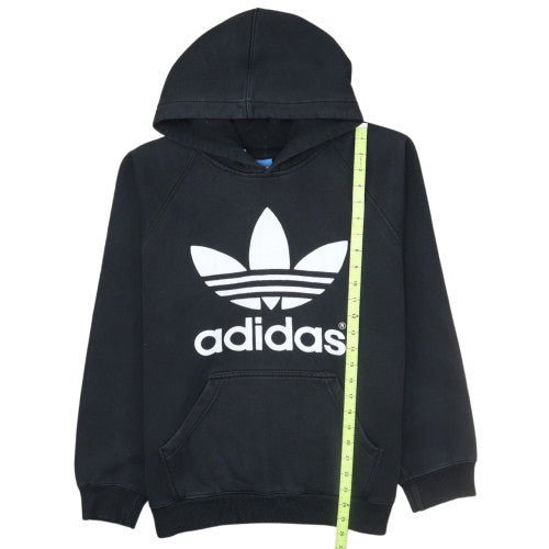 Adidas Womens Black Pullover Hoodie Medium Hooded Sweatshirt
