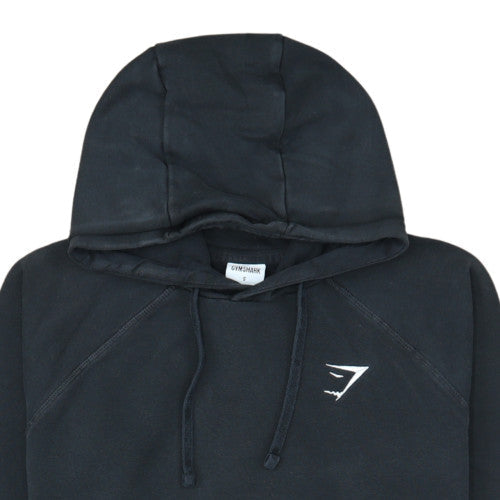 Gymshark Mens Black Pullover Hoodie Size S Regular Fit