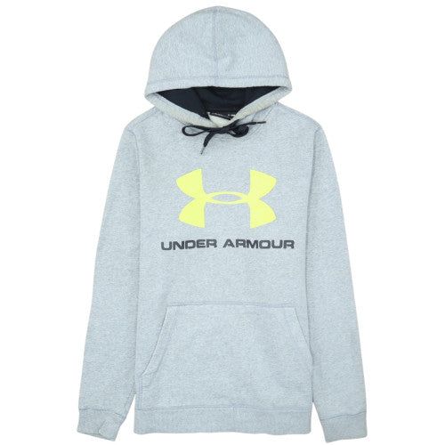 Under Armour Men's Grey Logo Pullover Hoodie Size S