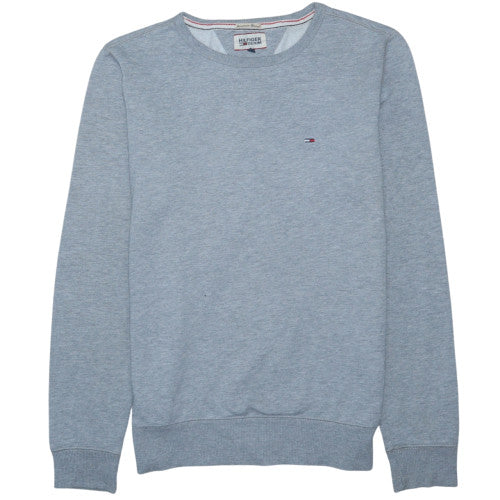 Hilfiger Denim Men's Grey Crew Neck Sweatshirt Small