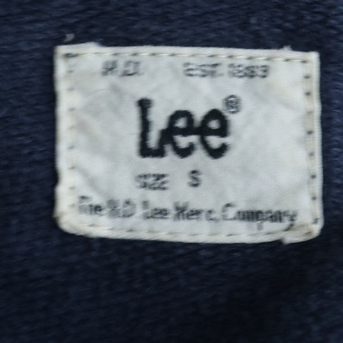 Lee Men's Blue Crew Neck Graphic Sweatshirt Size S Pullover