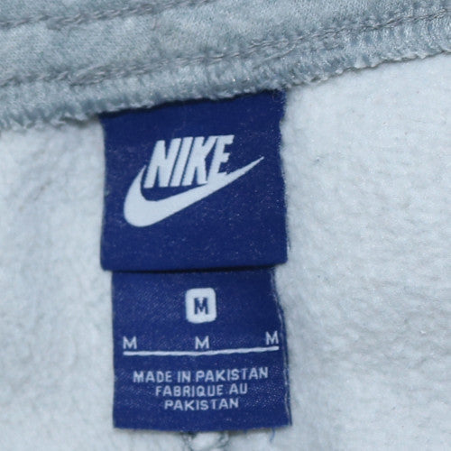 Nike Mens Grey Fleece Sweatpants M Regular Fit Joggers