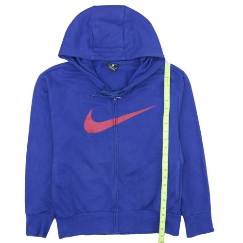 Nike Men's Blue Full Zip Dri-Fit Hoodie S Sportswear