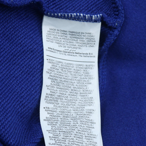 Nike Men's Blue Full Zip Dri-Fit Hoodie S Sportswear