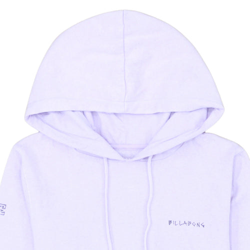 Billabong Women's Purple Hoodie Size 12 Pullover Graphic Print