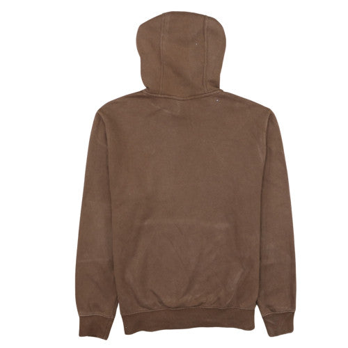 Nike Men's Brown Pullover Hoodie M Fleece Logo Sweatshirt