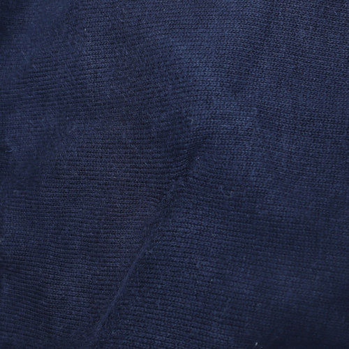 Ralph Lauren Men’s Blue Full Zip Cotton Jumper 2XL High Neck