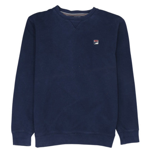 Fila White Line Men's Blue Crew Neck Sweatshirt Size L