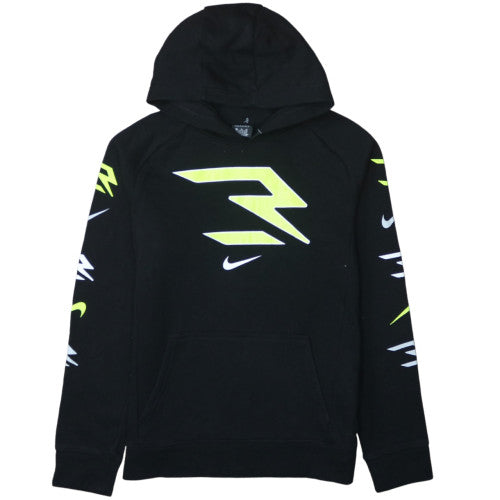 Nike 3Brand Boys Black Pullover Hoodie XL 13-15 Years Graphic Print