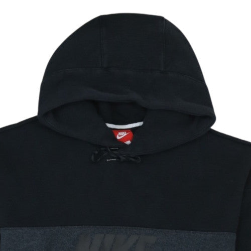 Nike Mens Black Hoodie Pullover Small Fleece Logo Air Sweatshirt
