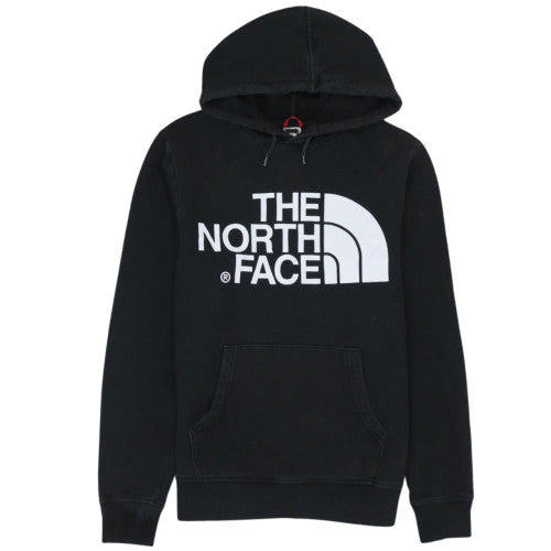 The North Face Mens Black Medium Pullover Hoodie Cotton Logo Sweatshirt