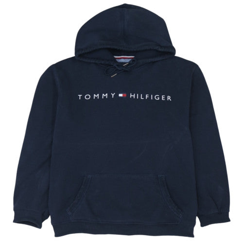 Tommy Hilfiger Women Navy Blue Pullover Hoodie XL Cotton Blend
