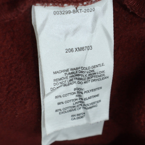 Columbia Men's Brown Full Zip Hoodie M Lined Fleece Sportswear