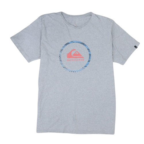 Quiksilver Men's Grey 2XL Regular Fit Graphic T-Shirt