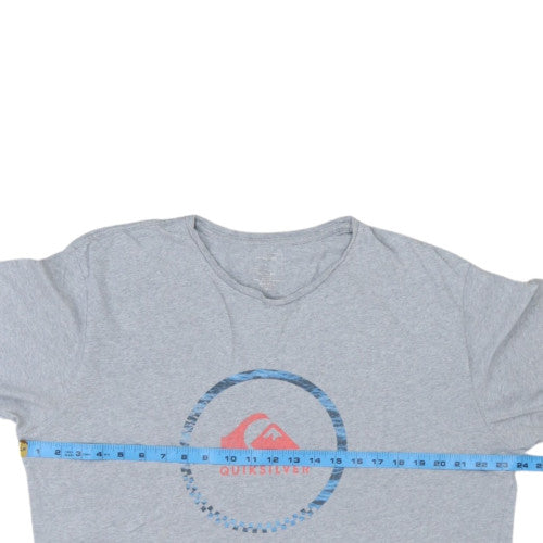 Quiksilver Men's Grey 2XL Regular Fit Graphic T-Shirt
