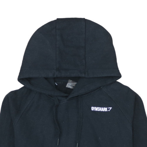 Gymshark Mens Black Pullover Hoodie Medium Hooded Sweatshirt