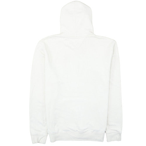Tommy Hilfiger Men's White 2XL Pullover Hoodie with Logo