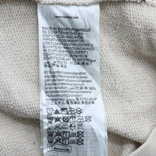 Tommy Hilfiger Men's White 2XL Pullover Hoodie with Logo