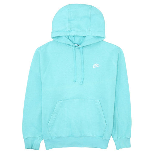 Nike Womens Blue Pullover Hoodie Medium Hooded Sweatshirt
