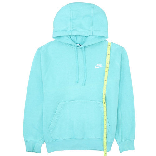Nike Womens Blue Pullover Hoodie Medium Hooded Sweatshirt