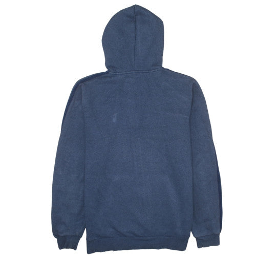 Adidas Men's Blue Full Zip Hoodie Medium Sports Fleece