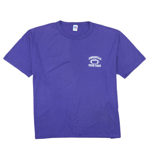 Russell Athletic Men's Purple 2XL Sports Graphic T-Shirt