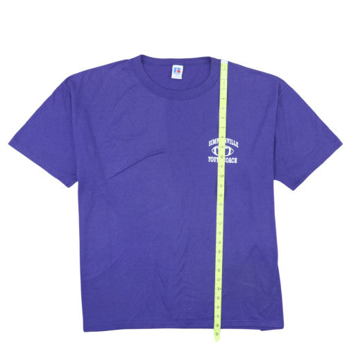 Russell Athletic Men's Purple 2XL Sports Graphic T-Shirt