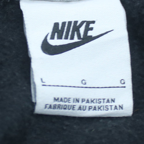 Nike Men's Black Pullover Crew Neck Sweatshirt L Regular Fit