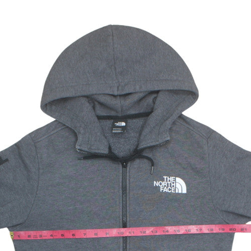 The North Face Men's Grey Full Zip Hoodie Size S Regular Fit