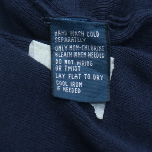 Polo Ralph Lauren Women's Navy Blue Cotton Pullover Sweatshirt M
