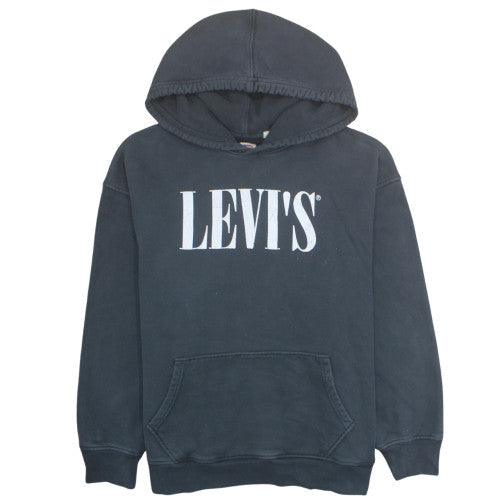 Levi's Men's Black Relaxed Fit Pullover Hoodie Size L