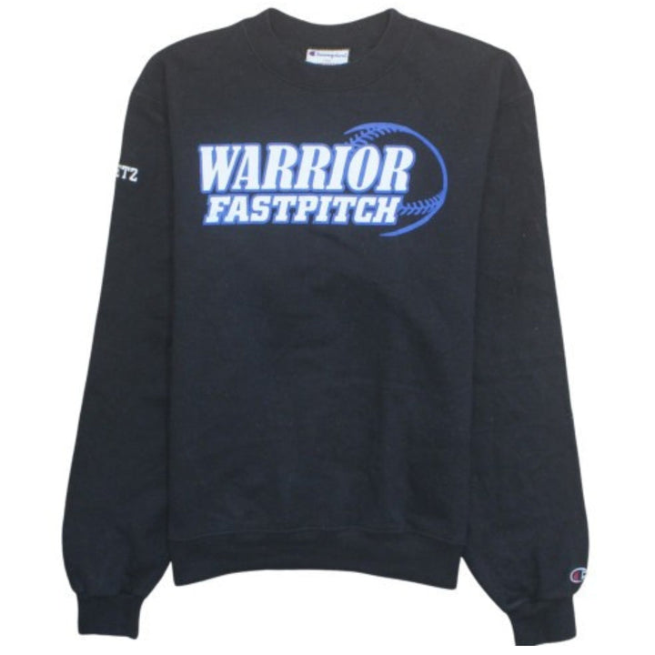 Champion Women's Black Warrior Fastpitch Sweatshirt Size S