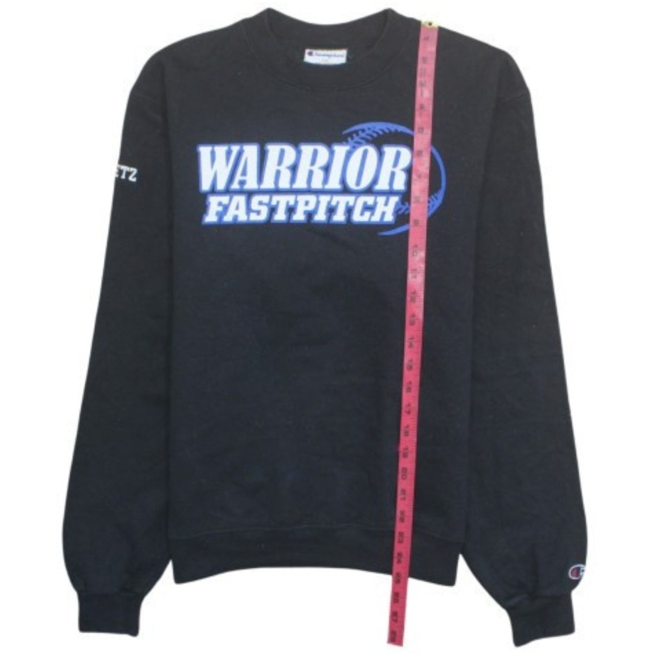Champion Women's Black Warrior Fastpitch Sweatshirt Size S