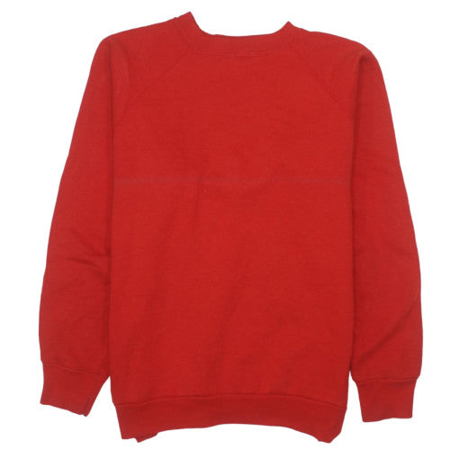 Velva Sheen Womens Red Mickey Mouse Pullover Sweatshirt Size L