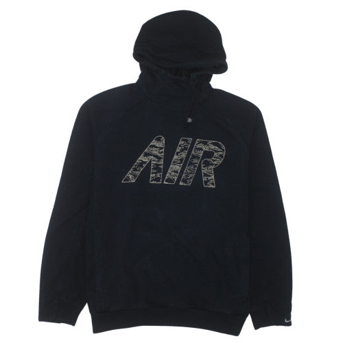 Nike Men's Black Pullover Hoodie L Graphic Sports Fleece Jumper