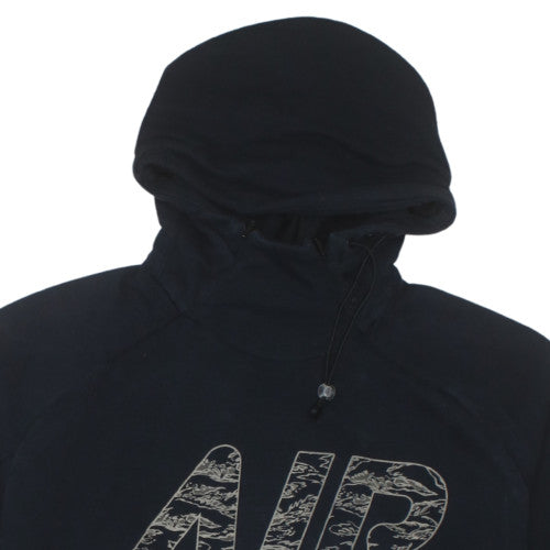 Nike Men's Black Pullover Hoodie L Graphic Sports Fleece Jumper