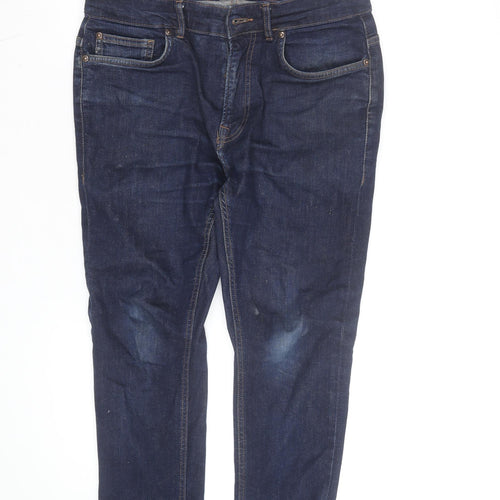 Next Women Blue Skinny Fit Jeans Size 14 Regular Denim