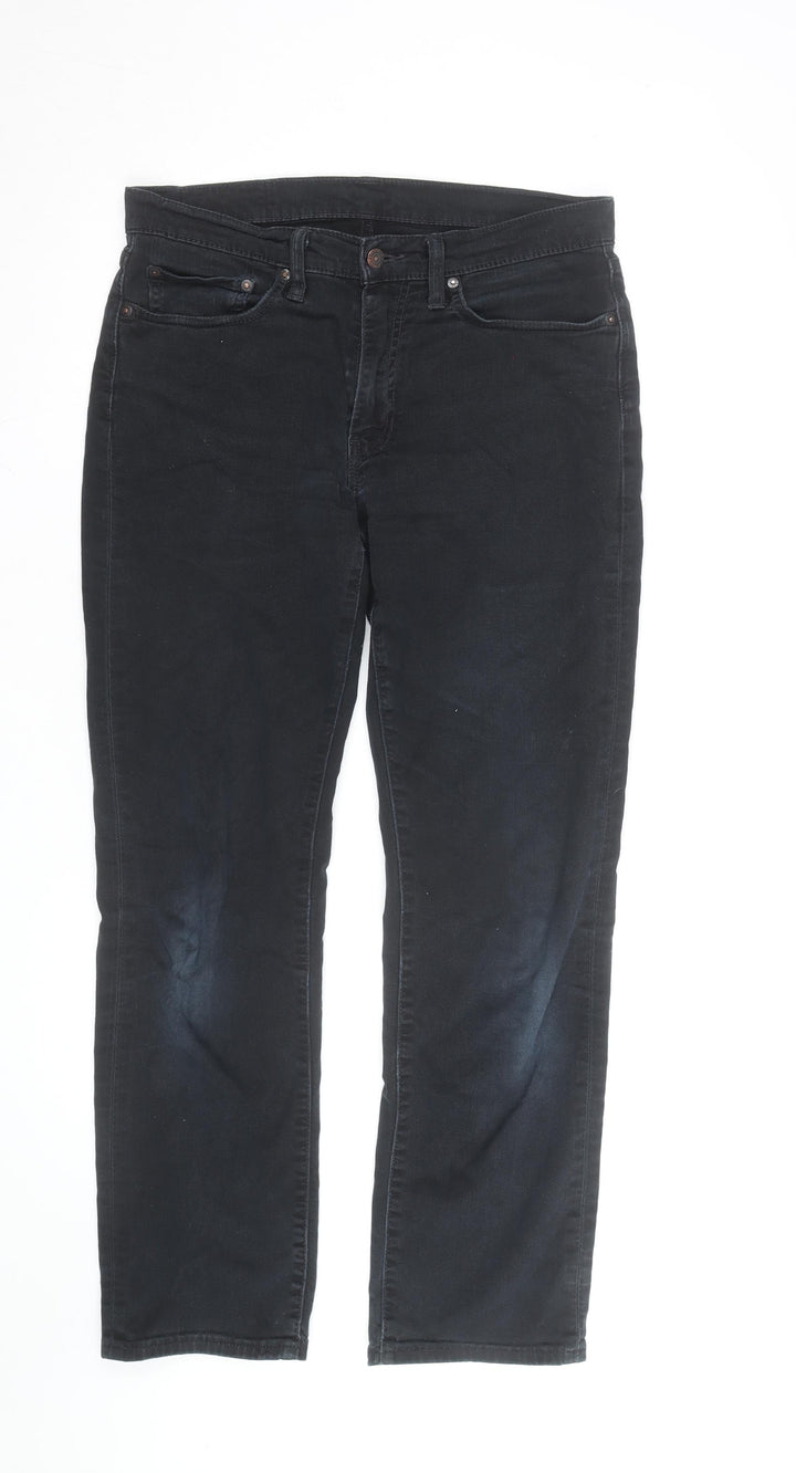 Levi's 511 Men's Black Slim Fit Straight Denim Jeans 32W 32L