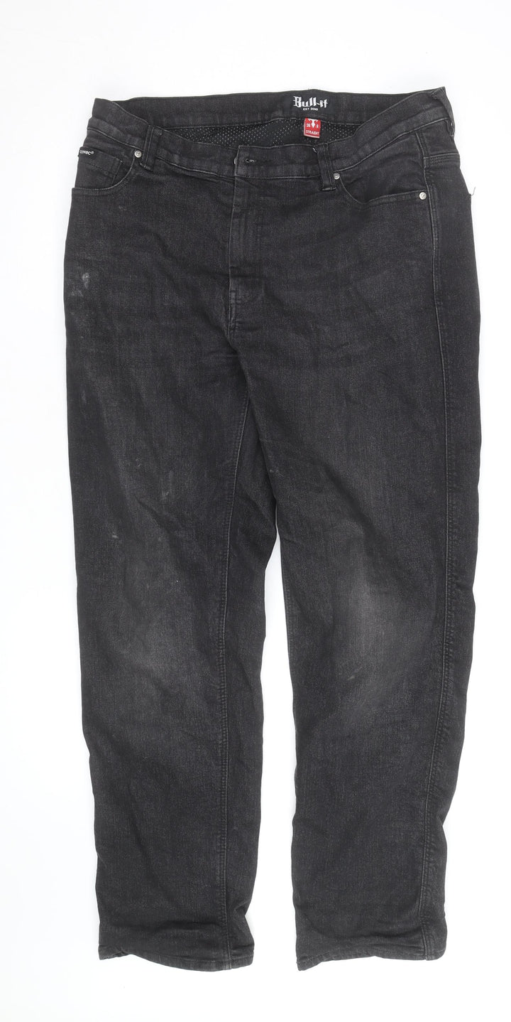 Bull-it Men's Black Straight Leg 36 Regular Denim Jeans