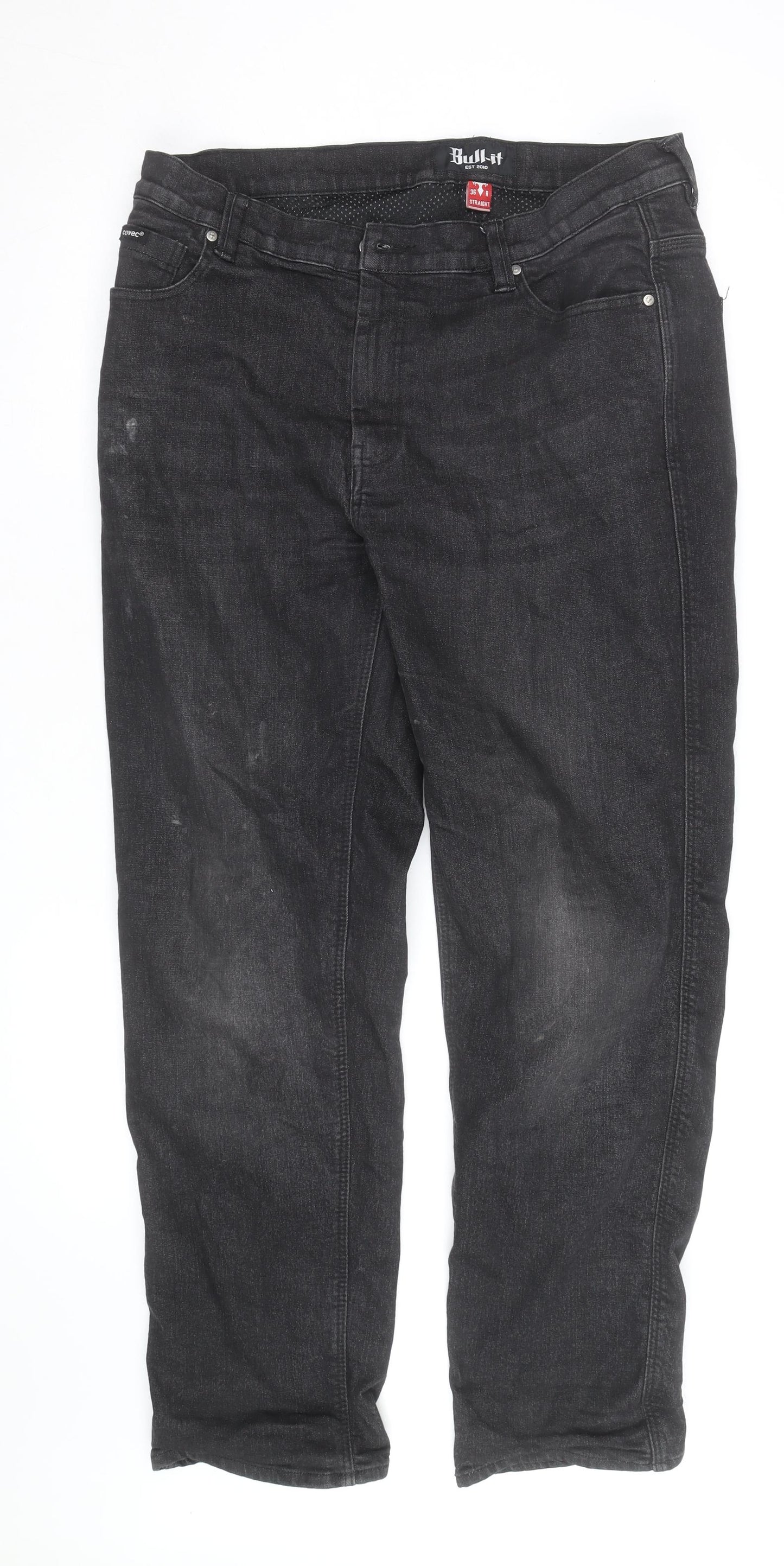 Bull-it Men's Black Straight Leg 36 Regular Denim Jeans