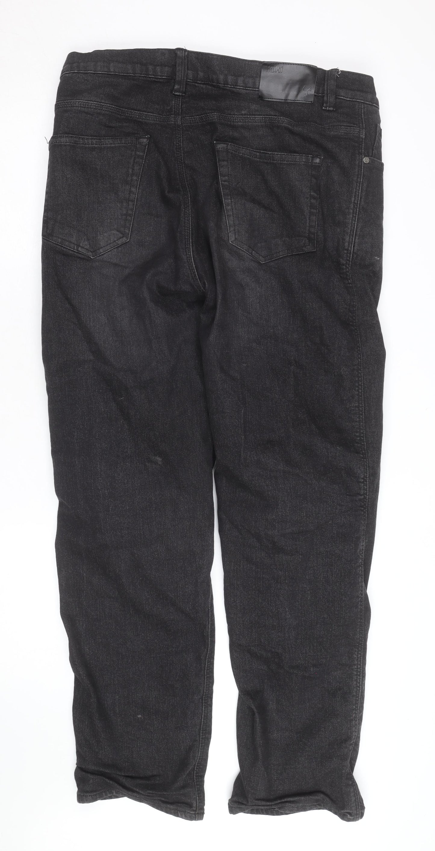 Bull-it Men's Black Straight Leg 36 Regular Denim Jeans